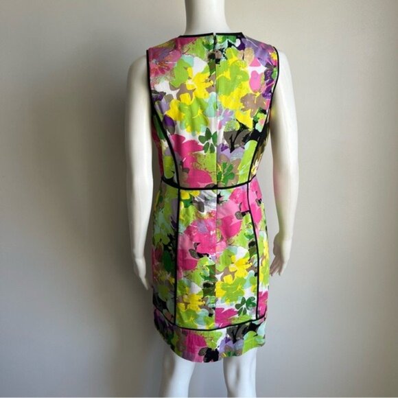 Calvin Klein Watercolor Floral Sleeveless Sheath Dress - 8 - Picture 3 of 7